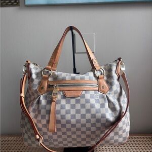 Almost like NEW! Louis Vuitton, Evora Azure MM, handbag with shoulder strap